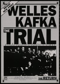 8j0017 TRIAL Aust special poster R1990s Orson Welles' Le proces, Anthony Perkins!