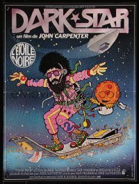 8j0064 DARK STAR French 16x21 1980 John Carpenter & Dan O'Bannon, the spaced out odyssey!