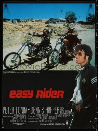 8j0068 EASY RIDER French 16x21 R1980s Peter Fonda, motorcycle biker classic directed by Dennis Hopper