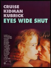 8j0071 EYES WIDE SHUT French 16x21 1999 Stanley Kubrick, romantic c/u of Tom Cruise & Nicole Kidman!