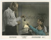 8k0006 CHARADE color 8x10.25 still 1963 pretty Audrey Hepburn watches Cary Grant amuse child!