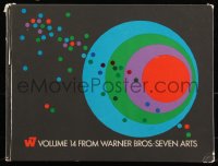 8m0017 SEVEN ARTS hardcover TV campaign book 1970s Bus Stop, The Hustler, Horror of Party Beach & more!