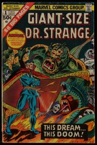 8m0068 DR. STRANGE vol 1 no 1 annual comic book 1975 Master of the Mystic Arts, This Dream, This Doom!