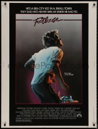 8p0004 FOOTLOOSE 30x40 1984 teenage dancer Kevin Bacon has the music on his side, ultra rare!