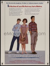 8p0010 SIXTEEN CANDLES 30x40 1984 Molly Ringwald, Anthony Michael Hall, directed by John Hughes!