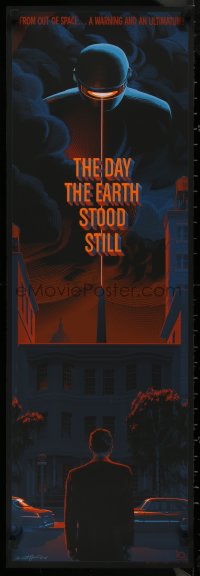 8p0052 DAY THE EARTH STOOD STILL signed #40/325 12x36 art print 2014 by Laurent Durieux, regular!