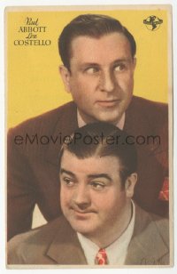 8r0793 ABBOTT & COSTELLO Spanish herald 1940s great Universal portrait of Bud & Lou, rare!