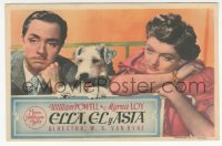 8r0800 AFTER THE THIN MAN Spanish herald 1940 William Powell, Myrna Loy & Asta, different & rare!