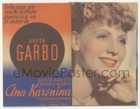 8r0676 ANNA KARENINA 4pg Spanish herald 1936 great different portraits of Greta Garbo, ultra rare!