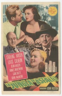 8r0815 ASPHALT JUNGLE Spanish herald 1951 Marilyn Monroe, Sterling Hayden, John Huston, different!
