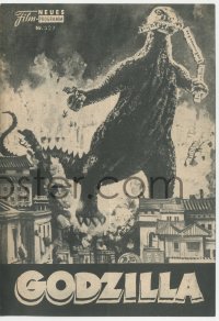 8r0020 GODZILLA Austrian program 1957 Gojira, Toho sci-fi classic, different monster images!