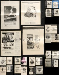 8s0063 LOT OF 28 UNCUT MOSTLY 1960s PRESSBOOKS 1960s advertising a variety of different movies!