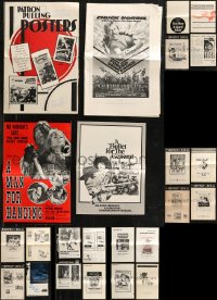 8s0065 LOT OF 27 UNCUT MOSTLY 1960s PRESSBOOKS 1960s advertising a variety of different movies!