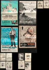 8s0076 LOT OF 22 UNCUT MOSTLY 1960s PRESSBOOKS 1960s advertising a variety of different movies!