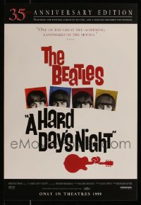 8s0025 LOT OF 166 UNFOLDED R99 HARD DAY'S NIGHT 14X20 MINI POSTERS 1999 35th anniversary edition!