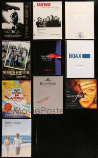 8s0392 LOT OF 10 MOVIE SCRIPT SOFTCOVER BOOKS 1990s-2000s Goldeneye, Sopranos & many more!