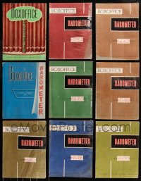 8s0320 LOT OF 12 BOX OFFICE BAROMETER EXHIBITOR MAGAZINES 1951-1975 cool images & articles!