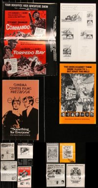 8s0079 LOT OF 20 UNCUT PRESSBOOKS 1960s-1970s advertising a variety of different movies!