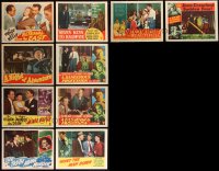8s0204 LOT OF 10 1944-52 RKO LOBBY CARDS 1944-1952 great scenes from several different movies!