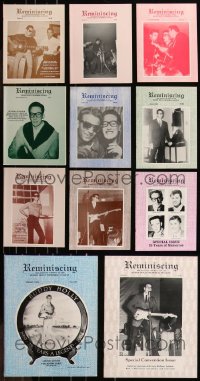 8s0459 LOT OF 11 REMINISCING BUDDY HOLLY MAGAZINES 1981-1986 rock 'n' roll images & articles!