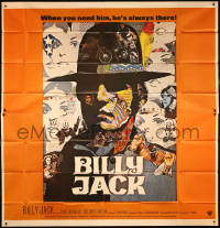 8t0033 BILLY JACK int'l 6sh 1971 best completely different art of Tom Laughlin by Ermanno Iaia!