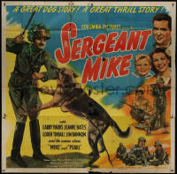 8t0066 SERGEANT MIKE 6sh 1944 Larry Parks, Jim Bannon, great World War II K9 dog images, rare!