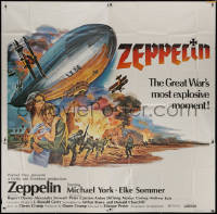 8t0077 ZEPPELIN 6sh 1971 Michael York, Elke Sommer, art of the WWI's most explosive moment!