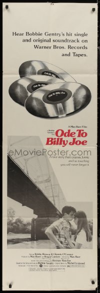 8t0017 ODE TO BILLY JOE door panel 1976 Robby Benson, Glynnis O'Connor, hear the soundtrack records!