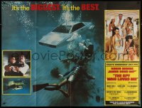 8t0001 SPY WHO LOVED ME subway poster 1977 Roger Moore as James Bond, Lotus Espirit submarine, rare!
