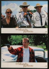 8w0041 PERFECT WORLD 12 Spanish LCs 1993 Clint Eastwood, Kevin Costner & T.J. Lowther!