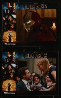 8w0050 IRON MAN 2 8 Swiss LCs 2010 Marvel, Downey Jr, Cheadle, Paltrow, Scarlett Johansson!