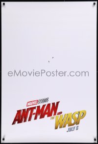8y0841 ANT-MAN & THE WASP teaser DS 1sh 2018 Marvel, Paul Rudd and Evangline Lilly in title roles!