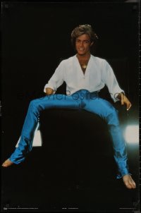 8y0268 ANDY GIBB 25x37 Scottish commercial poster 1979 great image of the singer seated and relaxed!
