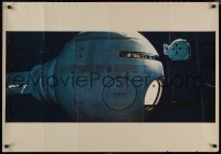 8y0163 2001: A SPACE ODYSSEY color 27.5x39.25 still 1968 Kubrick, cool image of space station & pod!