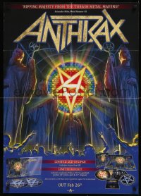 8y0198 ANTHRAX 24x33 German music poster 2016 For All Kings, great art by Alex Ross!