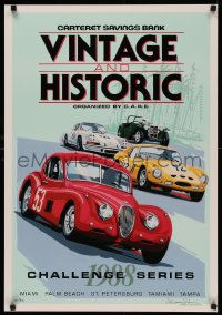 8y0061 DENNIS SIMON signed #21/300 21x30 art print 1988 by Dennis Simon, great art of vintage cars!