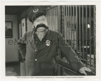 8z0073 BANK DICK 8x10 still 1940 c/u of W.C. Fields in security guard uniform & fake mustache!