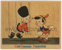 8z0001 PINOCCHIO 8x10 LC 1940 Disney classic cartoon, he introduces himself to female marionette!