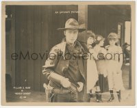 8z0024 RIDDLE GAWNE 8x10 LC 1918 three prostitutes watching cowboy William S. Hart!