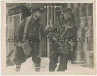 8z0027 SHARK MONROE 8x10 LC 1918 great close up of William S. Hart wearing furs in Alaska, rare!