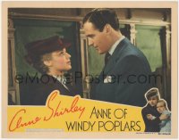 8z0894 ANNE OF WINDY POPLARS LC 1940 c/u of beautiful Anne Shirley staring at Patric Knowles!