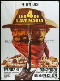 9b1296 ACE HIGH French 1p R1970s Eli Wallach, Terence Hill, spaghetti western, different Mascii art!
