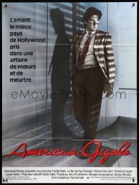 9b1304 AMERICAN GIGOLO French 1p 1980 male prostitute Richard Gere is being framed for murder!