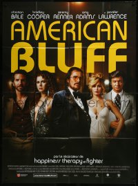 9b1305 AMERICAN HUSTLE French 1p 2014 Christian Bale, Cooper, Jennifer Lawrence, American Bluff!