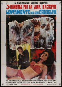 9b0685 5 DOLLS FOR AN AUGUST MOON Italian 1p 1970 Mario Bava, sexy Edwige Fenech, horror montage!