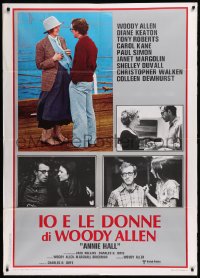 9b0702 ANNIE HALL Italian 1p 1977 great different images of Woody Allen & Diane Keaton!
