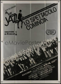 9b0431 ALL THAT JAZZ Italian 2p 1980 Roy Scheider & Jessica Lange star in Bob Fosse musical, rare!