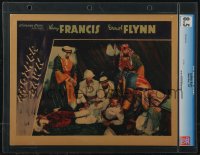 9b0030 ANOTHER DAWN slabbed LC 1937 Errol Flynn laying down & surrounded by Arab men inside tent!