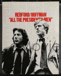 9c0004 ALL THE PRESIDENT'S MEN 15 color 11x14 stills 1976 Hoffman & Redford as Woodward & Bernstein!