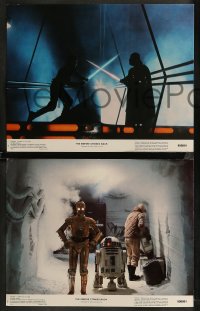9c0062 EMPIRE STRIKES BACK 8 color 11x14 stills 1980 George Lucas classic, complete set with slugs!